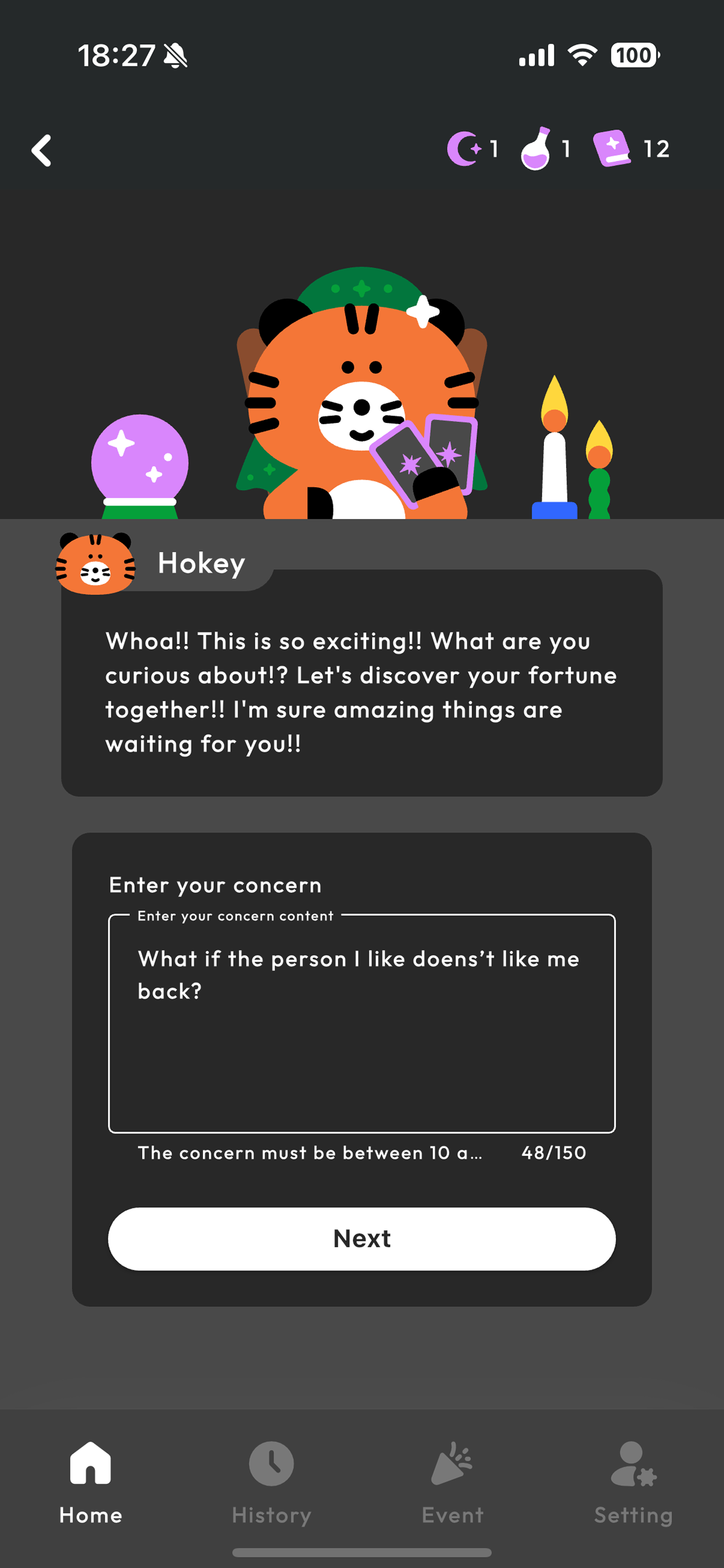 Py Selection Screen